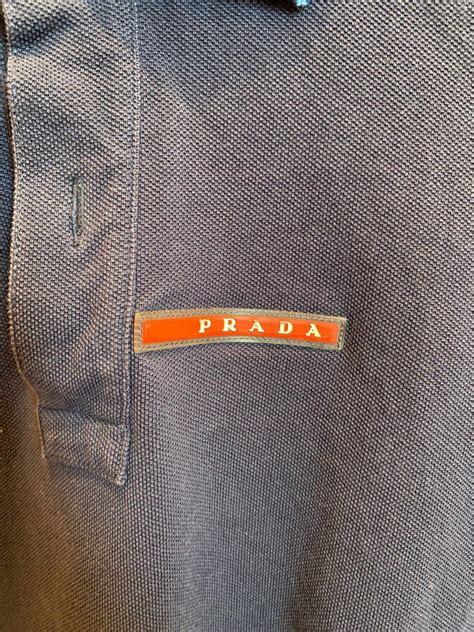 blue prada polo|prada t-shirts for men.